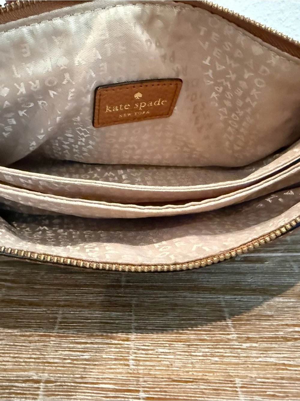 Kate Spade New York Brown Leather Crossbody Bag